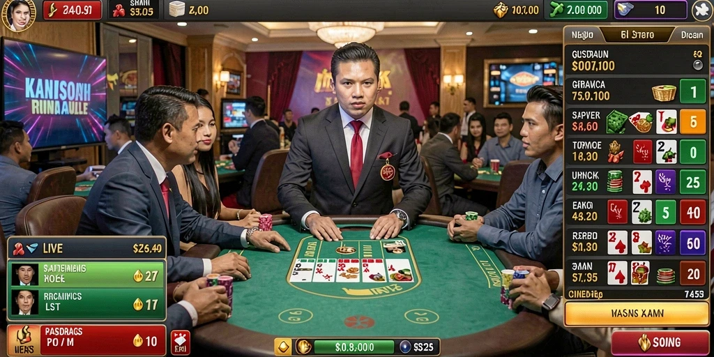 yn777 - Screenshot menunjukkan tampilan grafis permainan slot yang berwarna-warni.